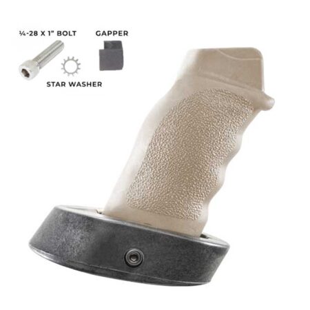 ERGO TACTICAL DELUXE FLAT TOP GRIP WITH PALM SHELF - SUREGRIP®