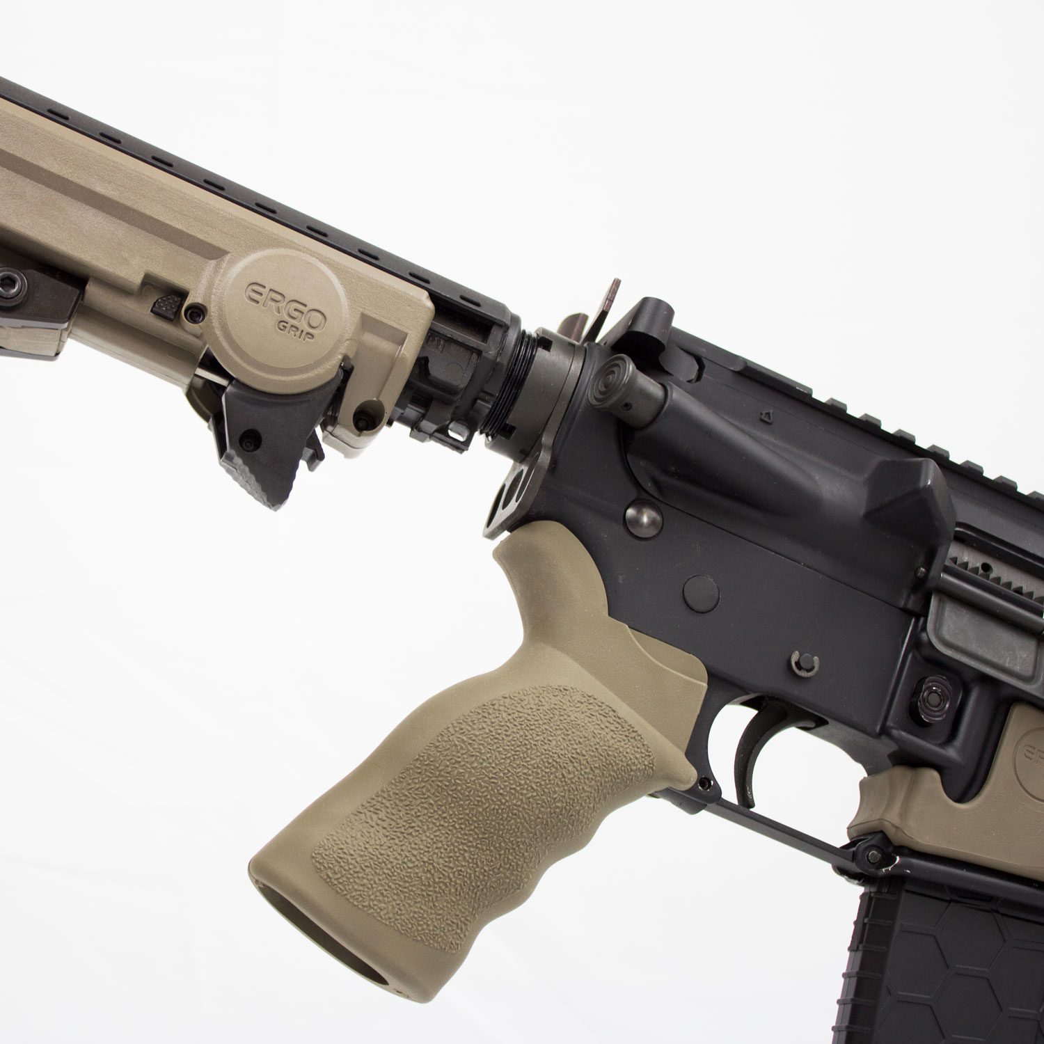 thumbnail image 2 of Universal Tactical Grip Sleeve - Hex Pattern Gun Grip Made In USA For Improved Firearm Control 2 of 9