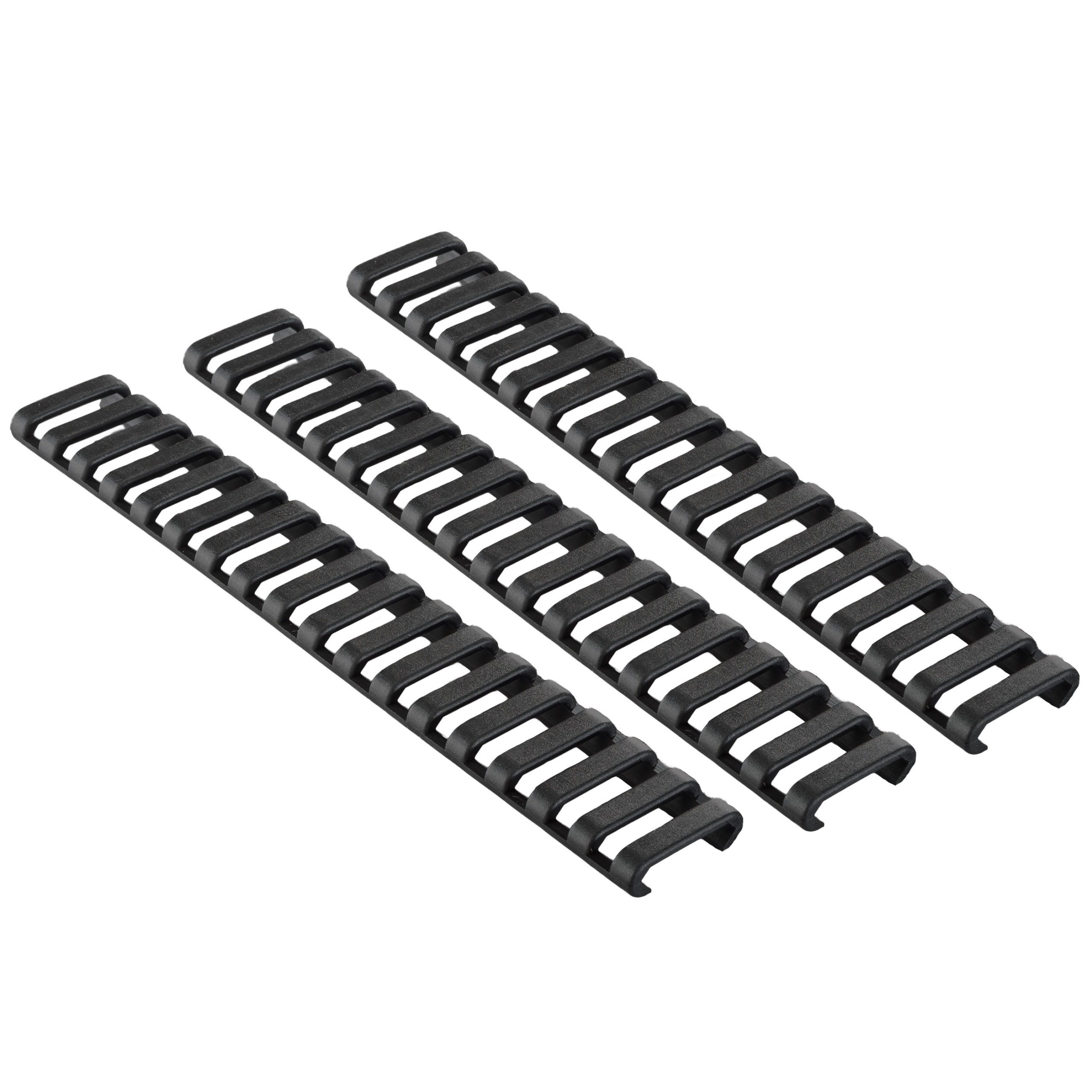 Magpul Ladder Rail Panel Cover Picatinny Rail 18 Slots Black Made in USA Black 