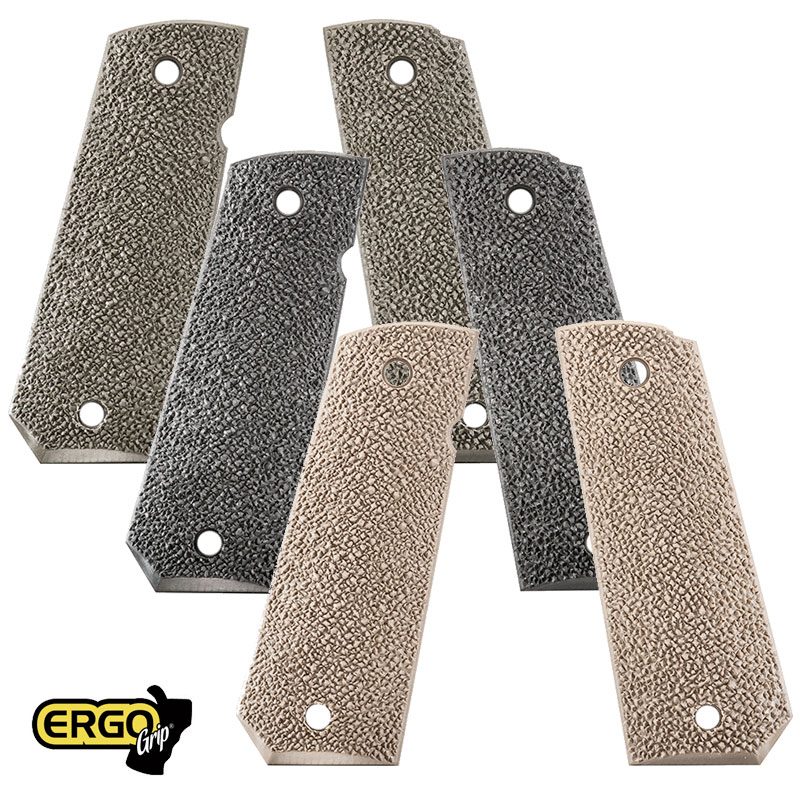ERGO 1911 XTR TAPERED BOTTOM HARD RUBBER GRIP • ERGO Grips