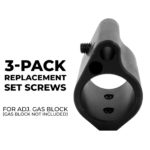 Replacement Gas Adjust Set Screw for Adjustable Gas Block (3-Pack)