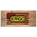 ERGO Bumper Stickers 3" x 7"
