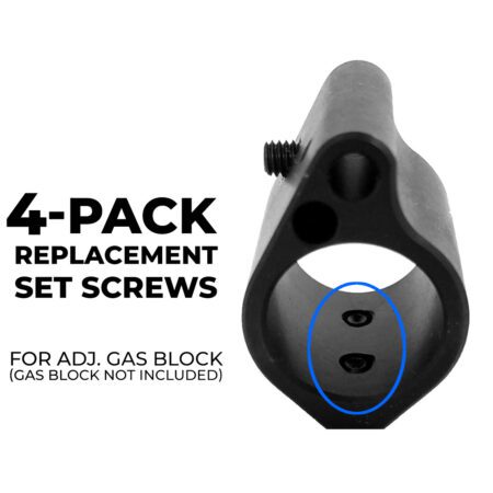 Mounting Screws for Adjustable Gas Block (4-Pack)
